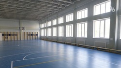 Спортзал отремонтировали в сельской школе на Ставрополье благодаря нацпроекту 