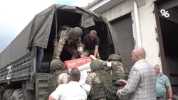 Мобилизованным жителям Петровского округа Ставрополья передали генератор и бензопилу