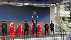 Светлоградский ансамбль «Казачья вольница» выступил на фестивале в Дагестане