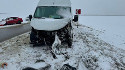Столкновение автомобиля и маршрутки привело к гибели человека в Петровском округе