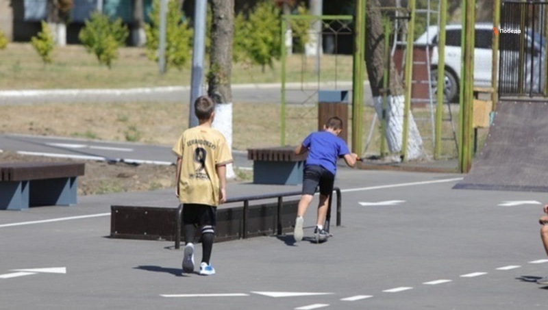Площадку для спортивных игр обустроили в ауле на Ставрополье