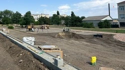 Территорию больницы благоустраивают в Петровском округе