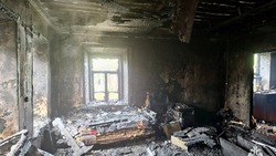 В селе Константиновском сгорел дом