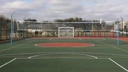 Новая спортплощадка появилась в хуторе на Ставрополье