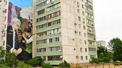 Мурал с изображением ветерана появился на фасаде дома в Будённовске