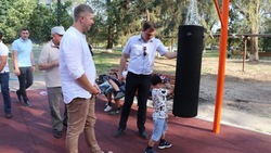 В селе на Ставрополье по губернаторской программе обустроили воркаут-площадку